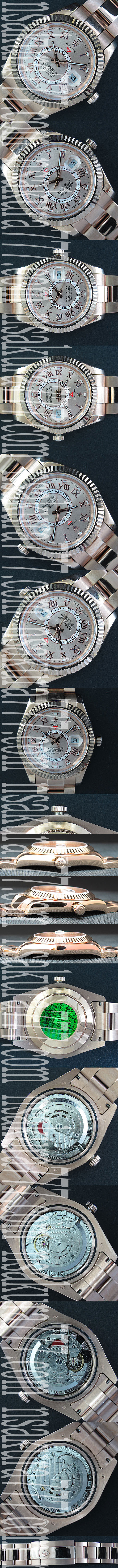 好評【耐久性が高い】41MM ロレックス スカイドゥエラー ブランドコピー時計